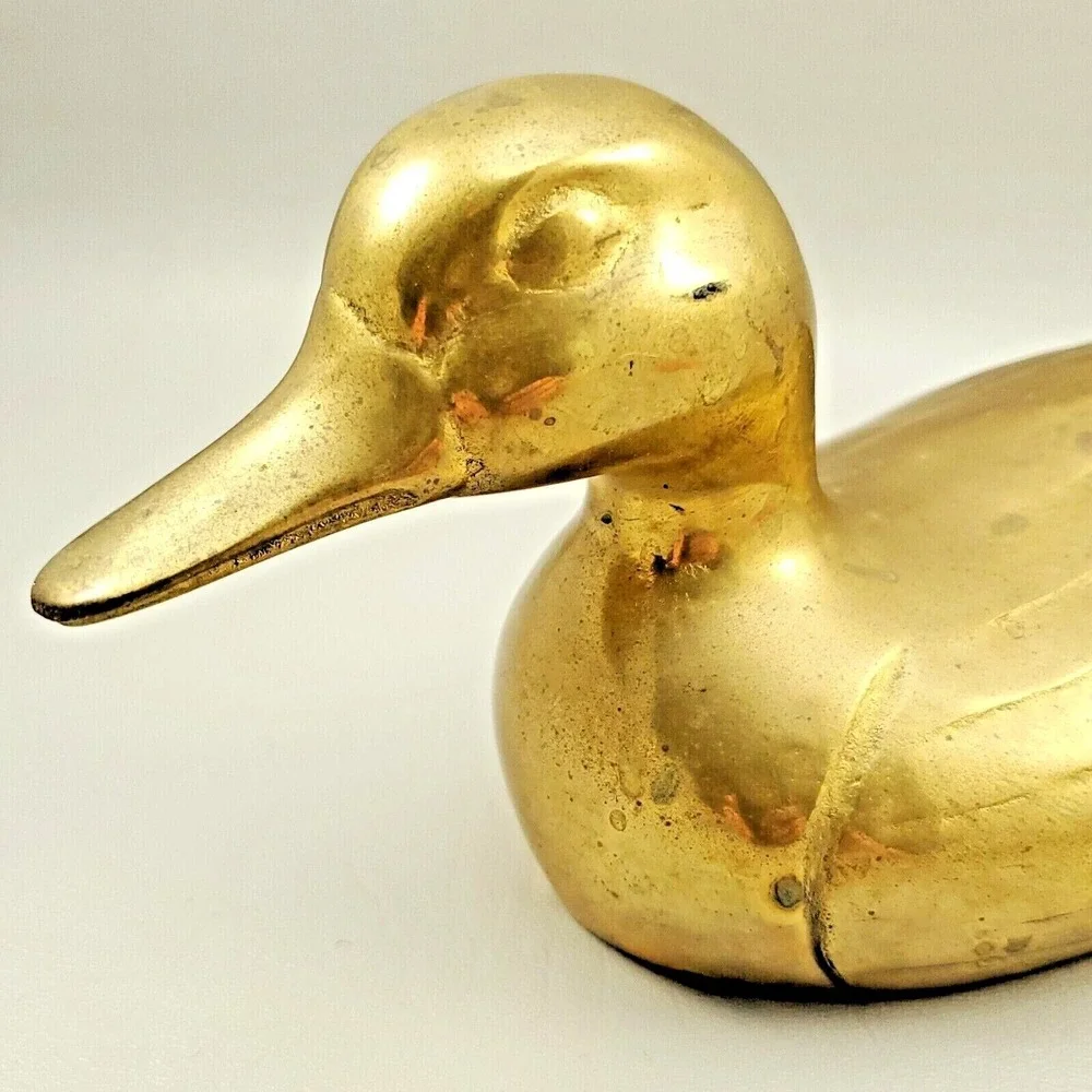 Brass Duck Decoy Paperweight Bookend Hollow Figurine Price Products 10